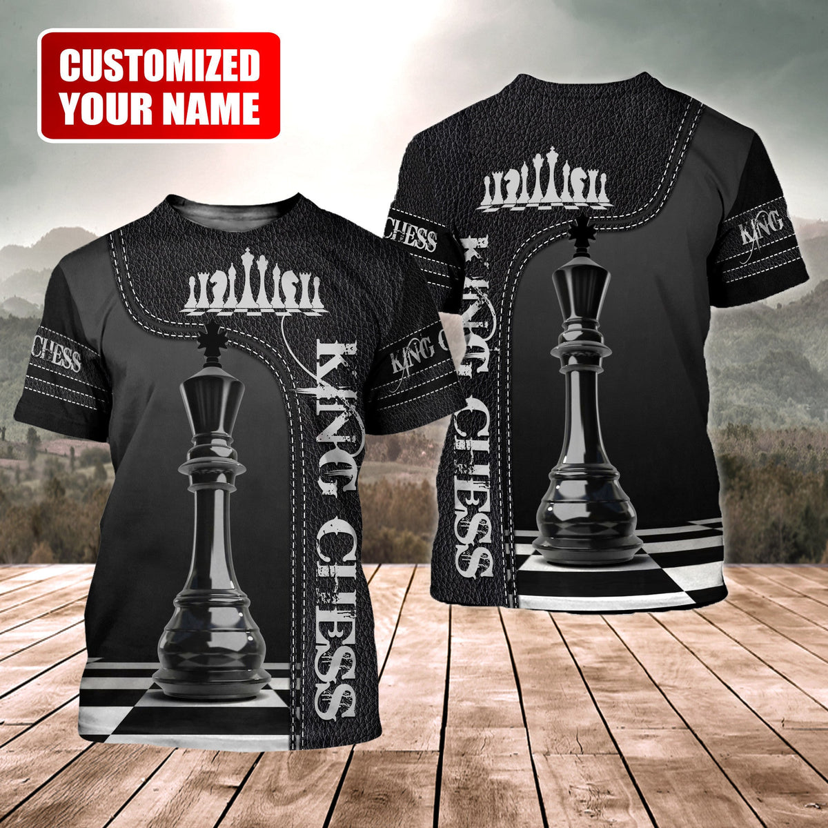 King Chess Q2 All Over Printed Unisex Shirt