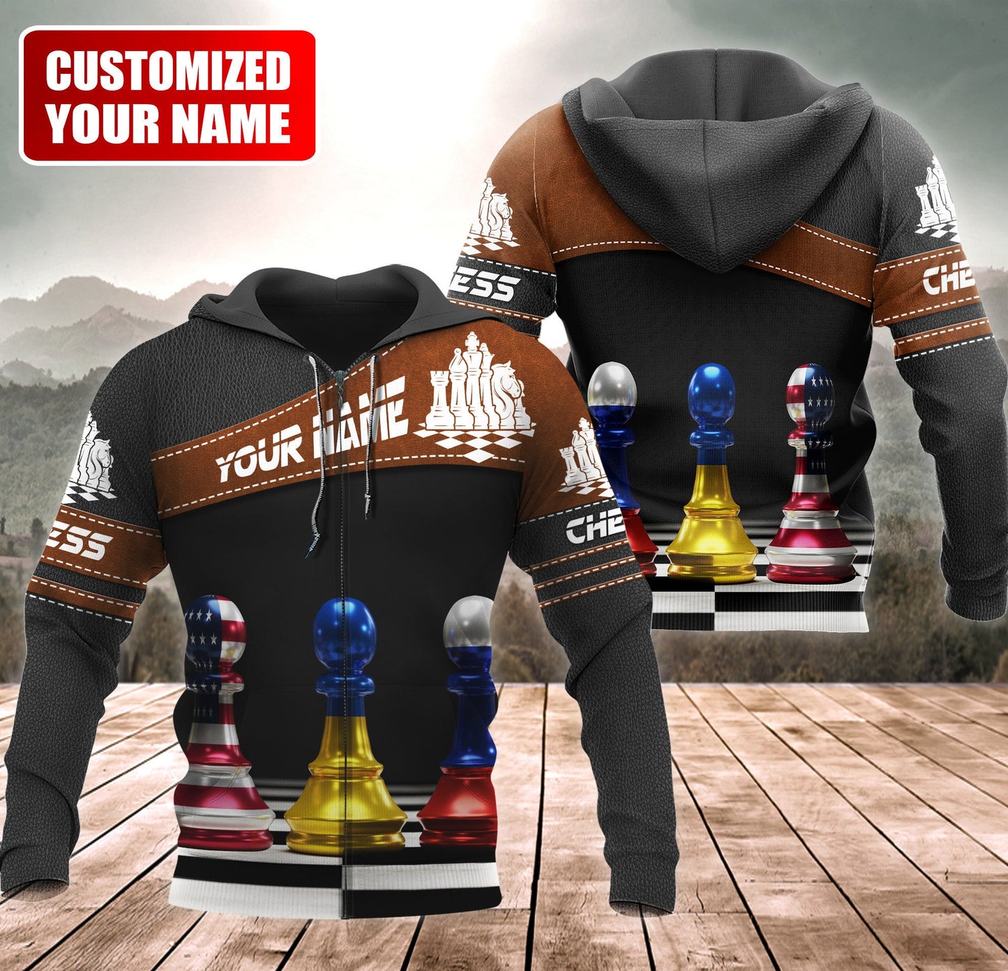 Chess Conflict All Over Printed Unisex Shirt