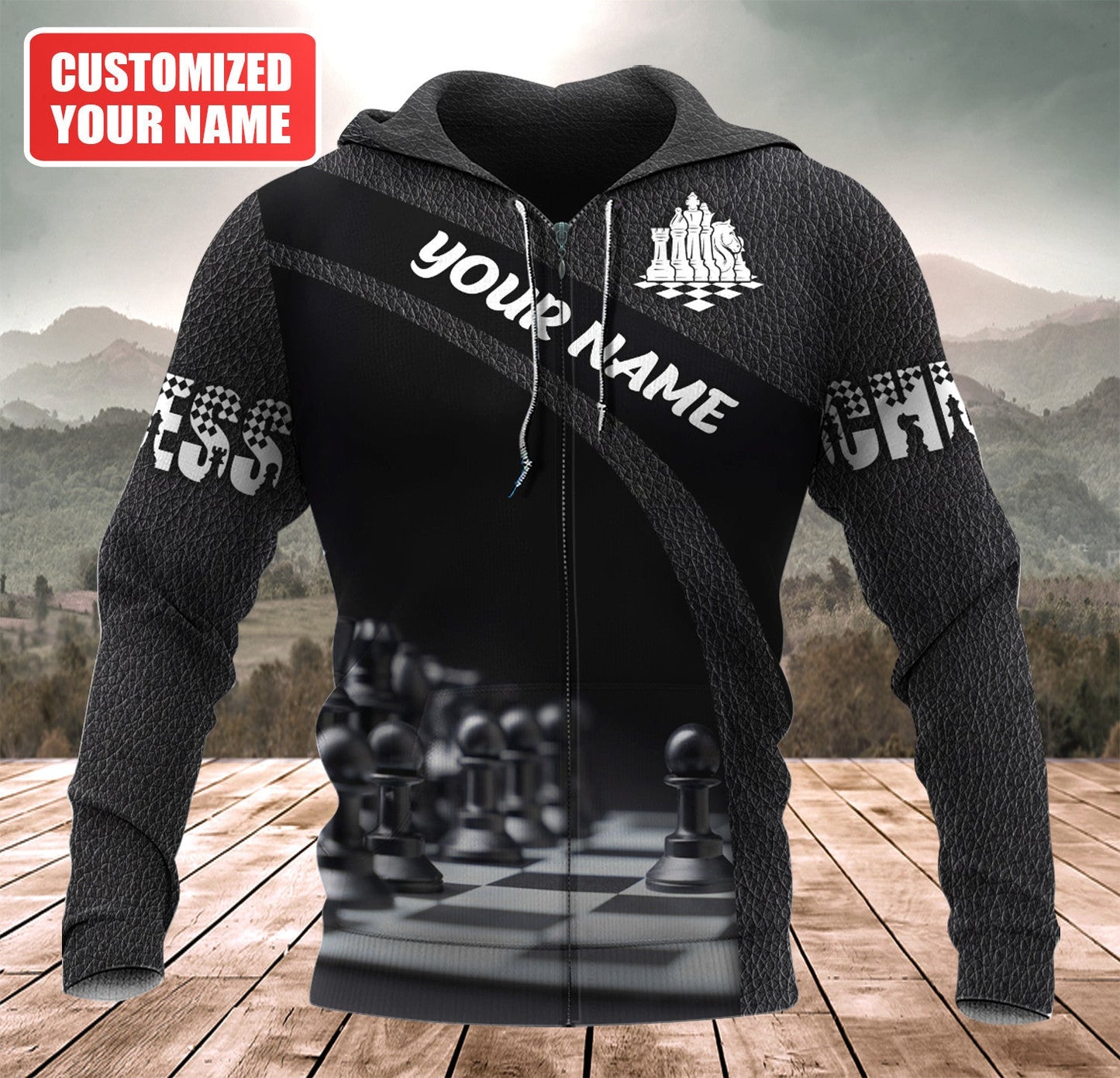 Personalized Name Chess Q2 All Over Printed Unisex Shirt