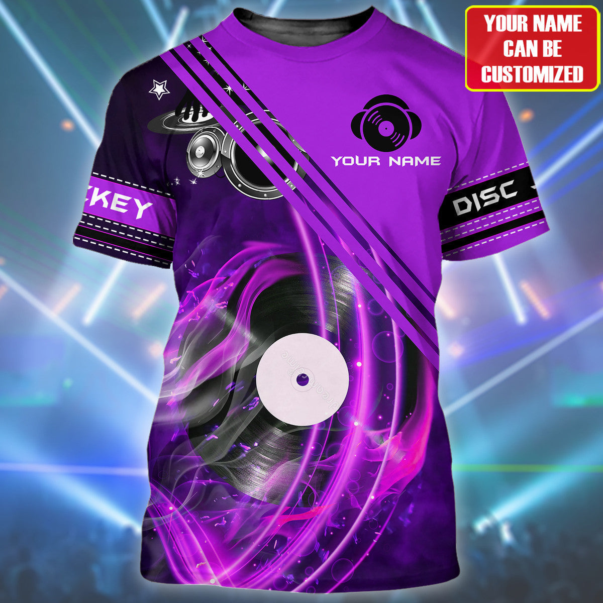 Personalized Name DJ Disc Jockey Q51 All Over Printed Unisex Shirt