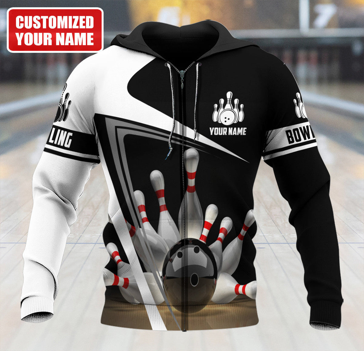 Personalized Name Bowling Q22 All Over Printed Unisex Shirt