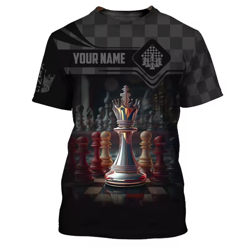 Personalized Chess 3D Full Printing Set , Chess Shirt , Set , Zipper Polo, Hoodie , Short , Polo , hawaii V7