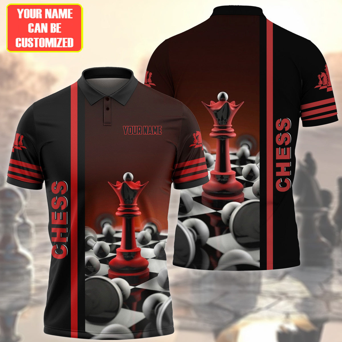Personalized Name Chess Q30 All Over Printed Unisex Shirt Q090503