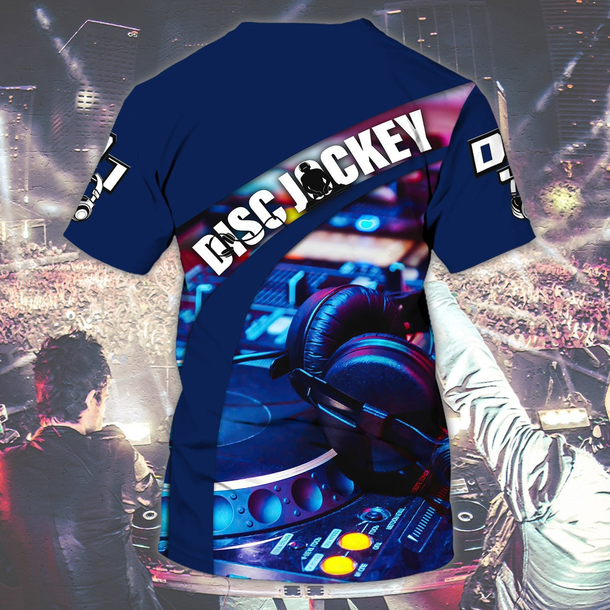 Personalized Name DJ Disc jockey 10 All Over Printed Unisex TShirt