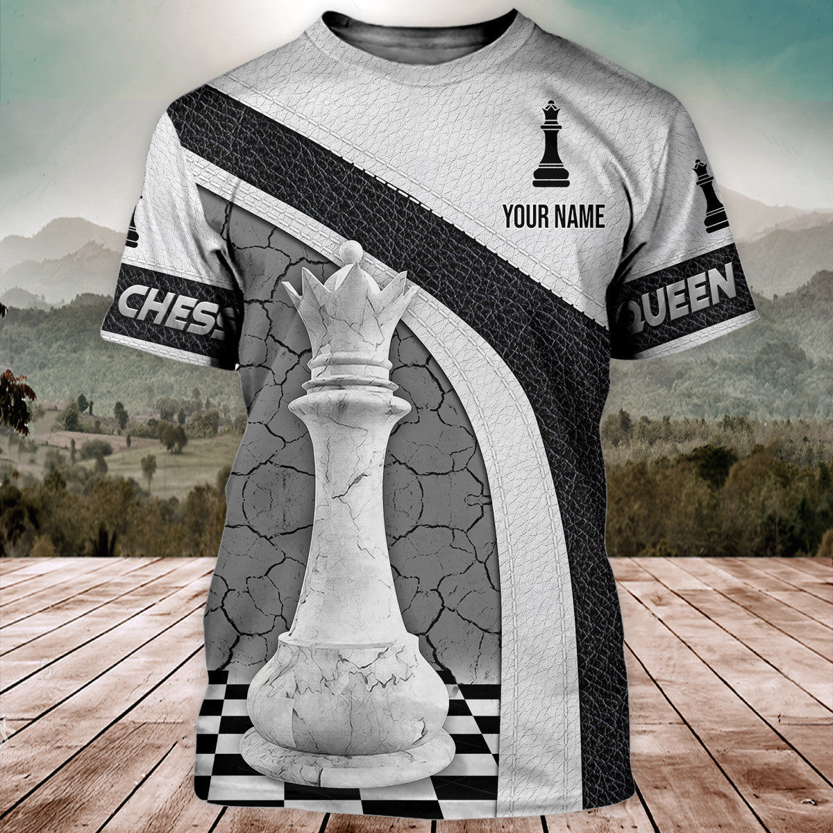 Queen Chess All Over Printed Unisex Shirt