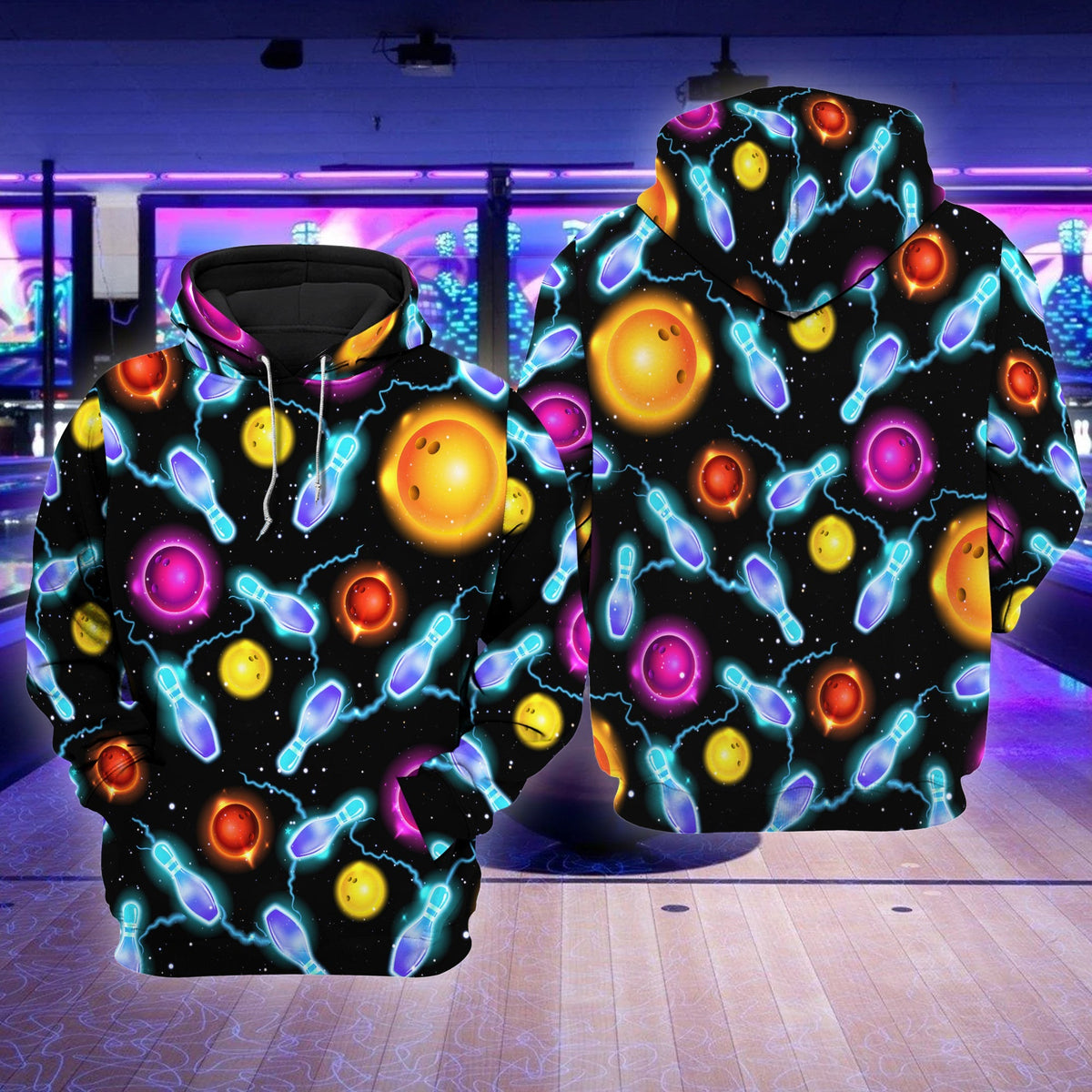 Bowling Art All Over Printed Unisex Shirt