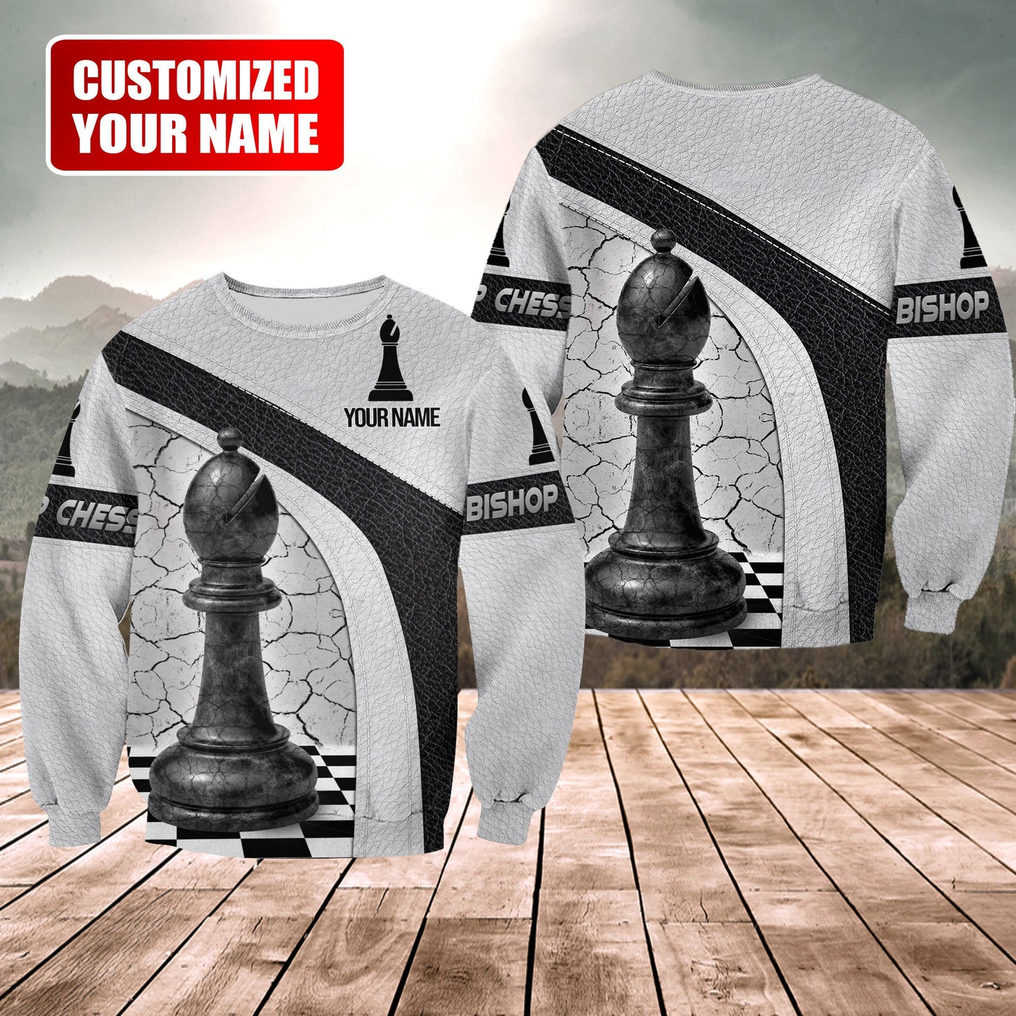 Bishop Chess All Over Printed Unisex Shirt