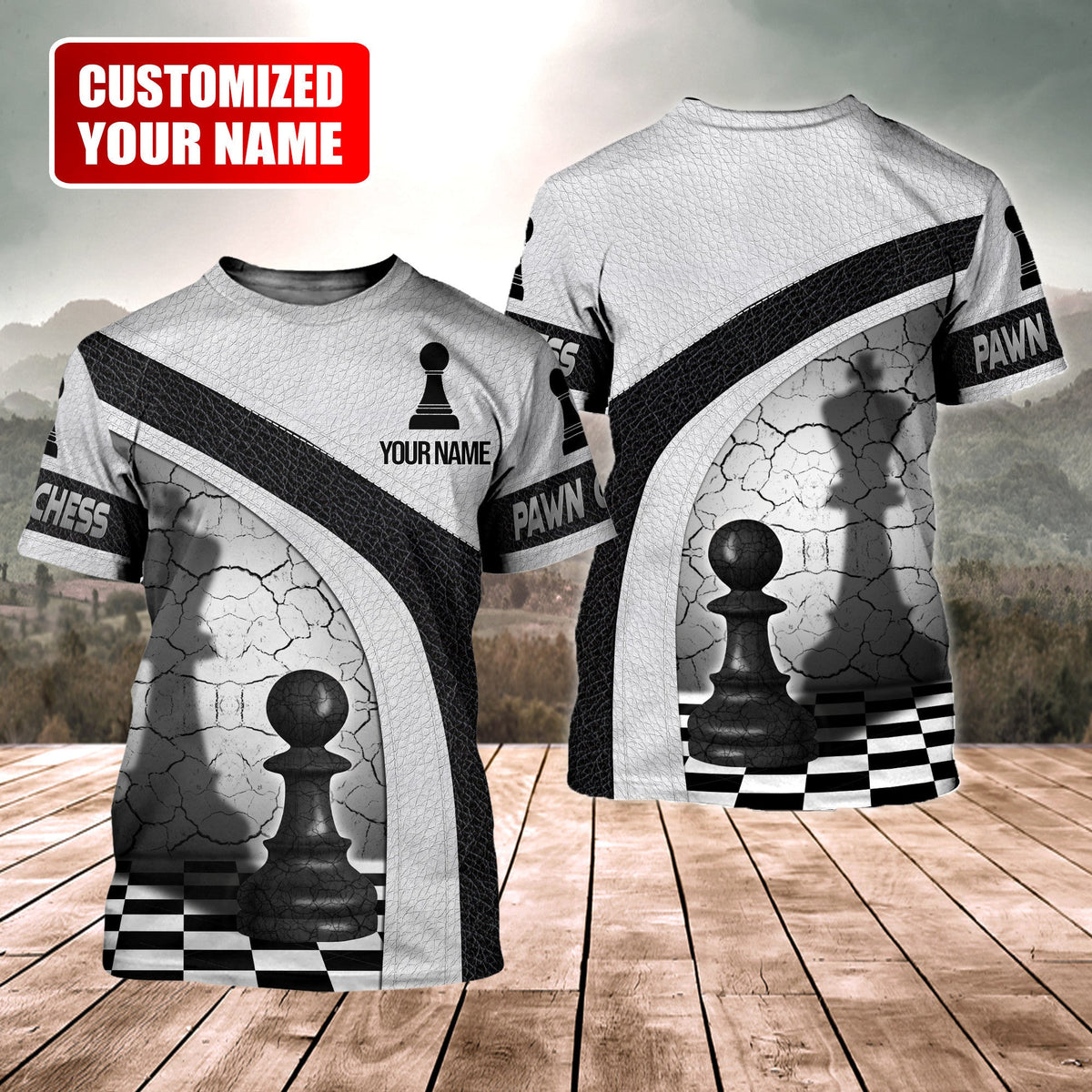 Pawn Chess All Over Printed Unisex Shirt