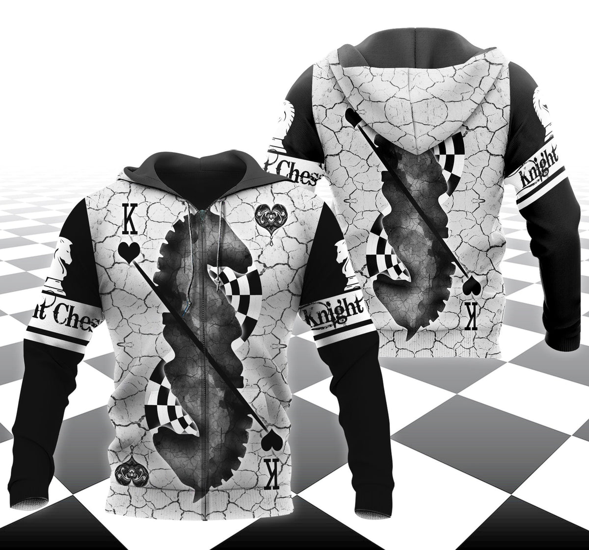 Knight Chess Poker All Over Printed Unisex Shirt