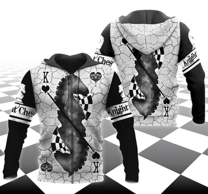Knight Chess Poker All Over Printed Unisex Shirt