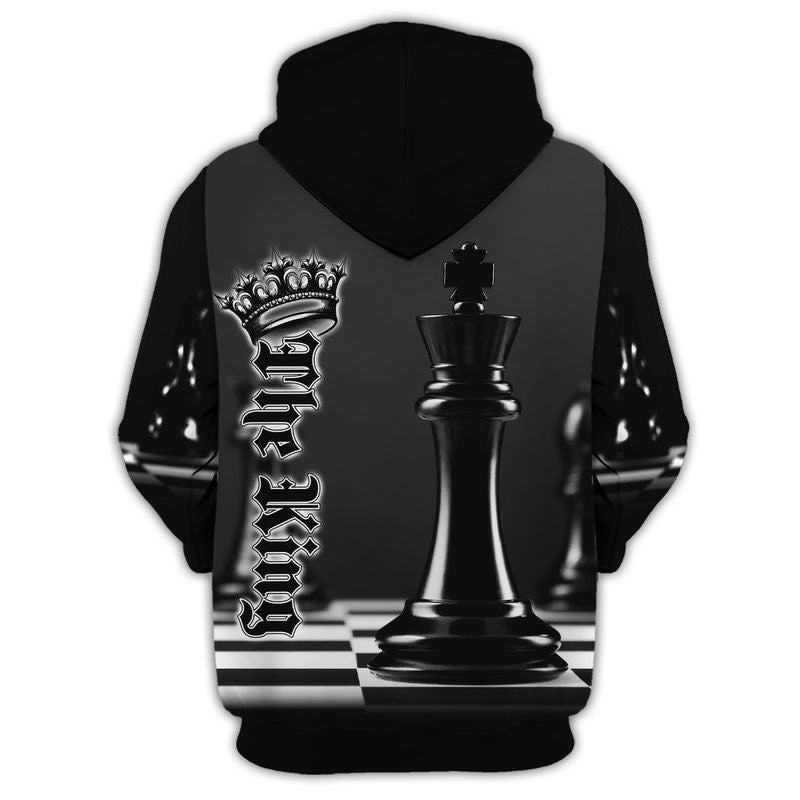 Black King Chess All Over Printed Unisex Shirt