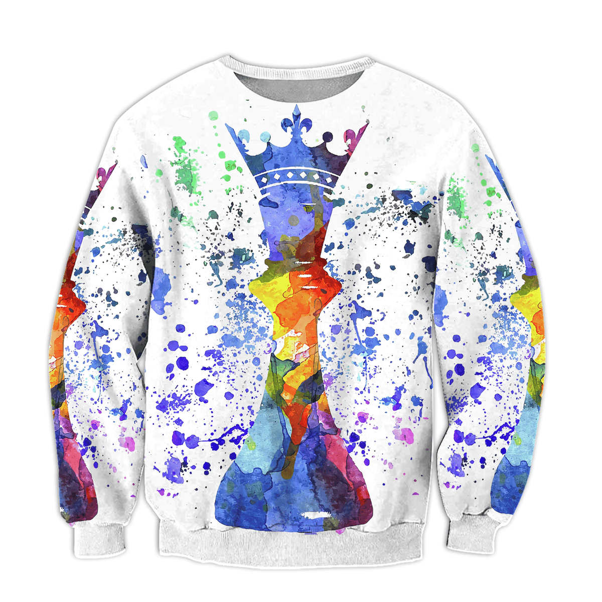 King Chess Painting All Over Printed Unisex Shirt