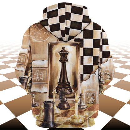 Chess Watercolor All Over Printed Unisex Shirt