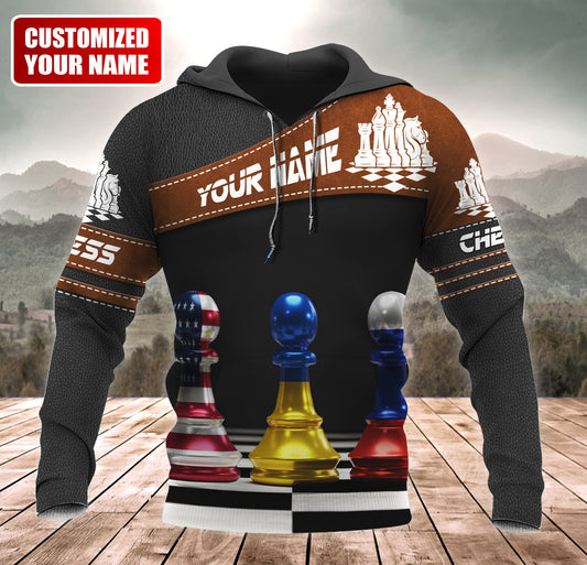 Chess Conflict All Over Printed Unisex Shirt