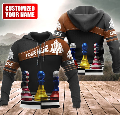 Chess Conflict All Over Printed Unisex Shirt