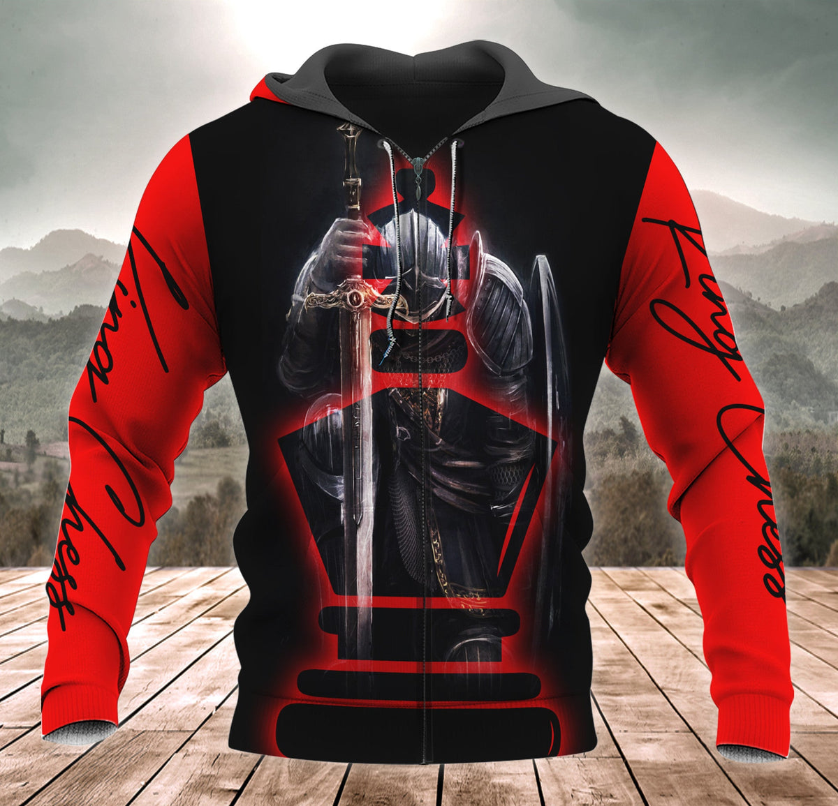 King Chess Knight All Over Printed Unisex Shirt