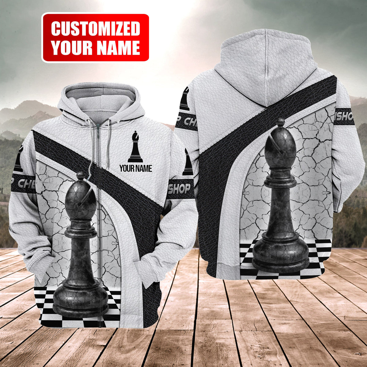 Bishop Chess All Over Printed Unisex Shirt