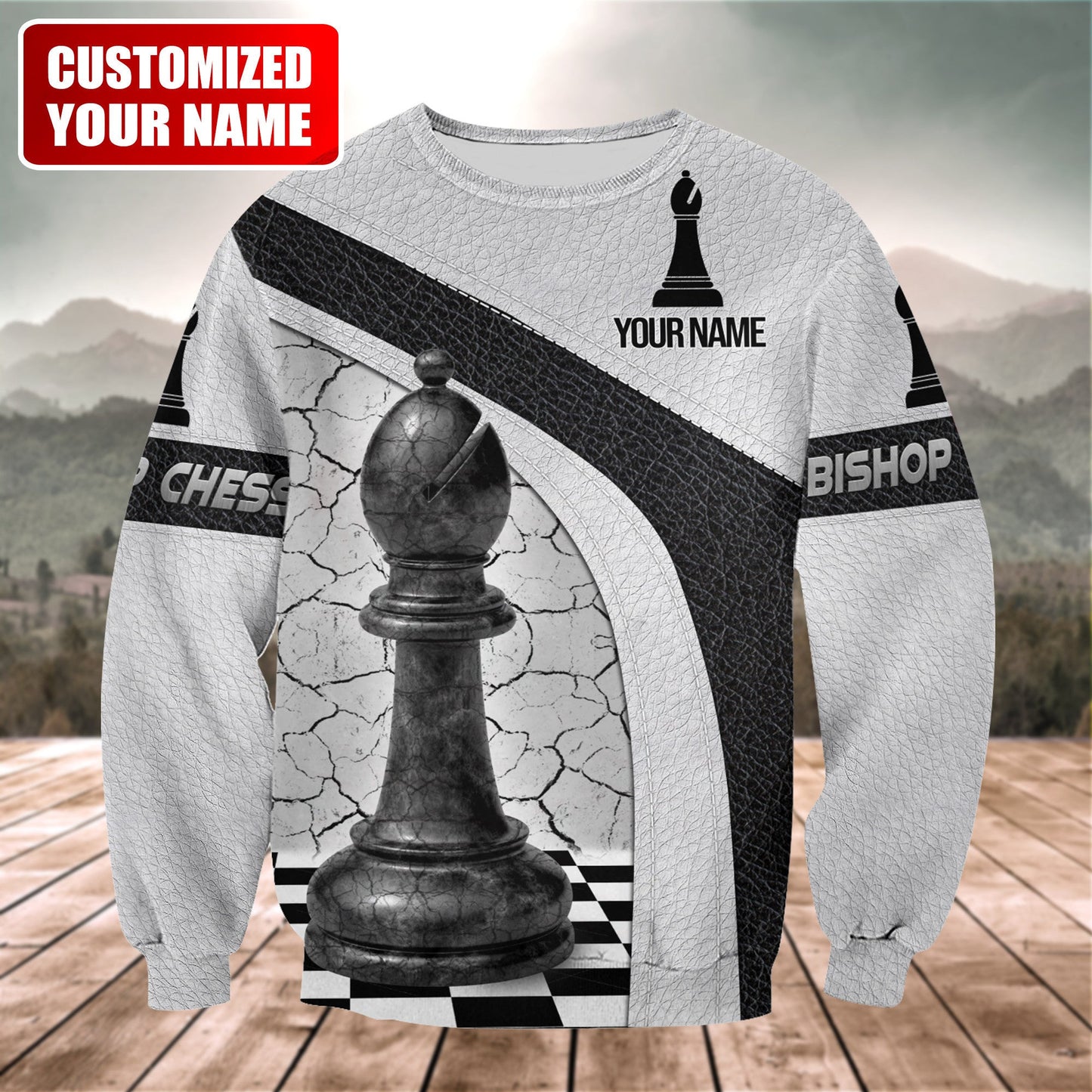 Bishop Chess All Over Printed Unisex Shirt