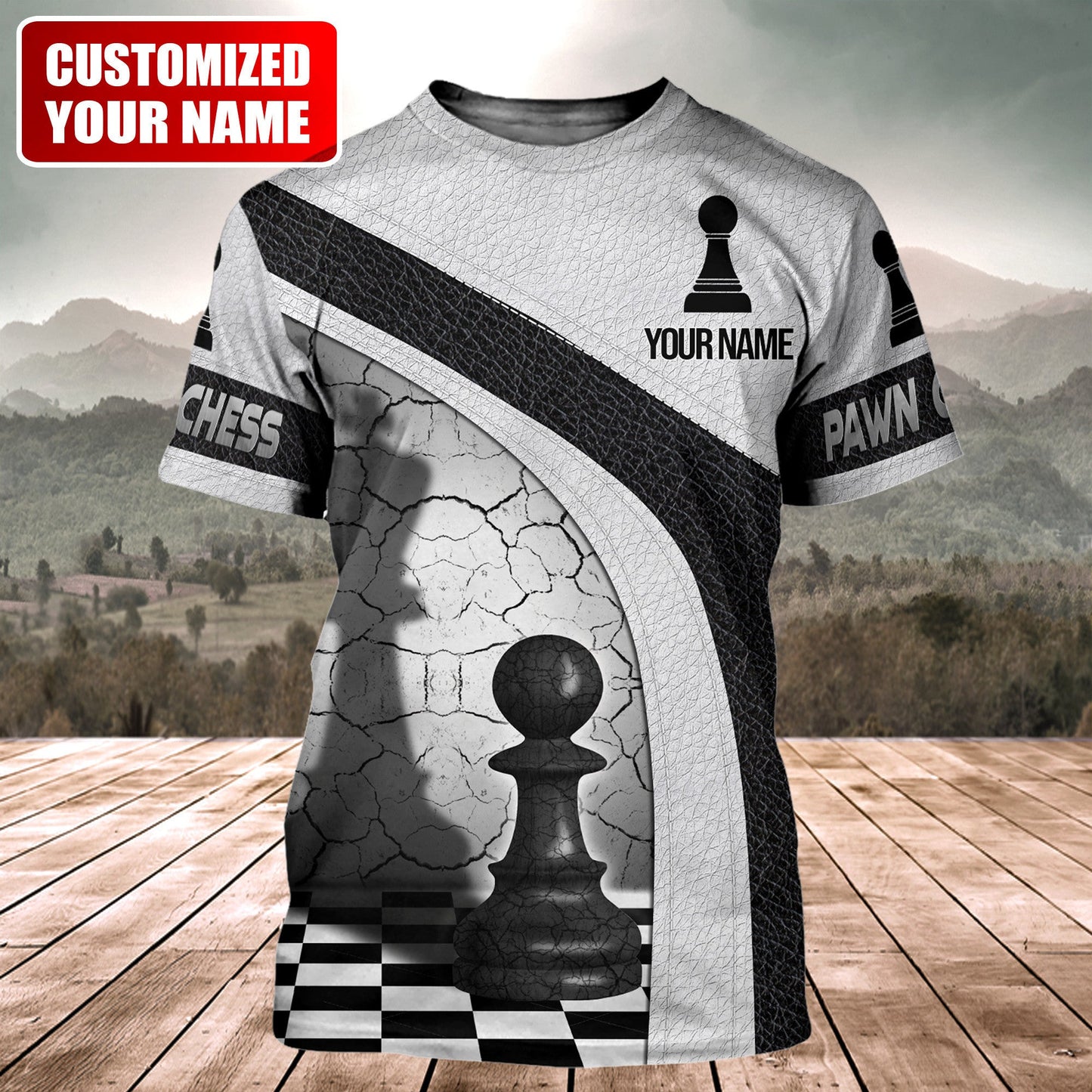 Pawn Chess All Over Printed Unisex Shirt