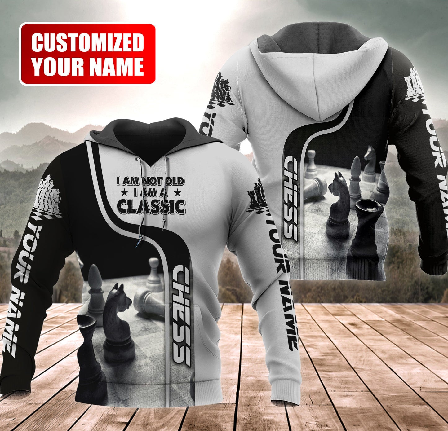Personalized Name Chess I'm A Classic All Over Printed Unisex Shirt