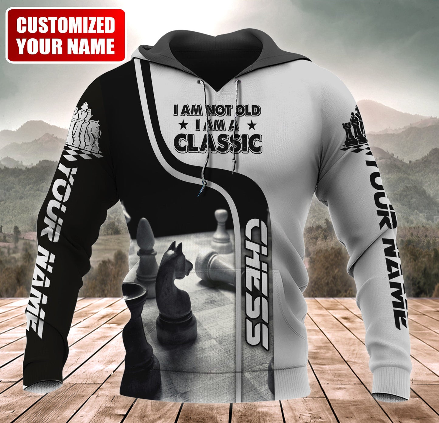Personalized Name Chess I'm A Classic All Over Printed Unisex Shirt