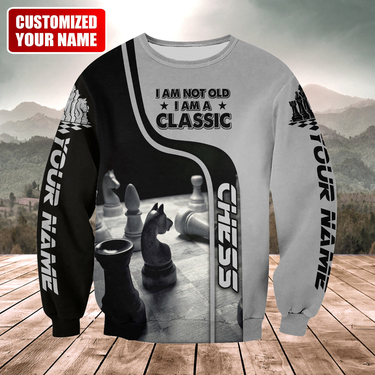 Personalized Name Chess I'm A Classic All Over Printed Unisex Shirt
