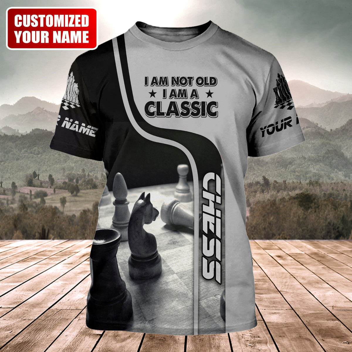 Personalized Name Chess I'm A Classic All Over Printed Unisex Shirt