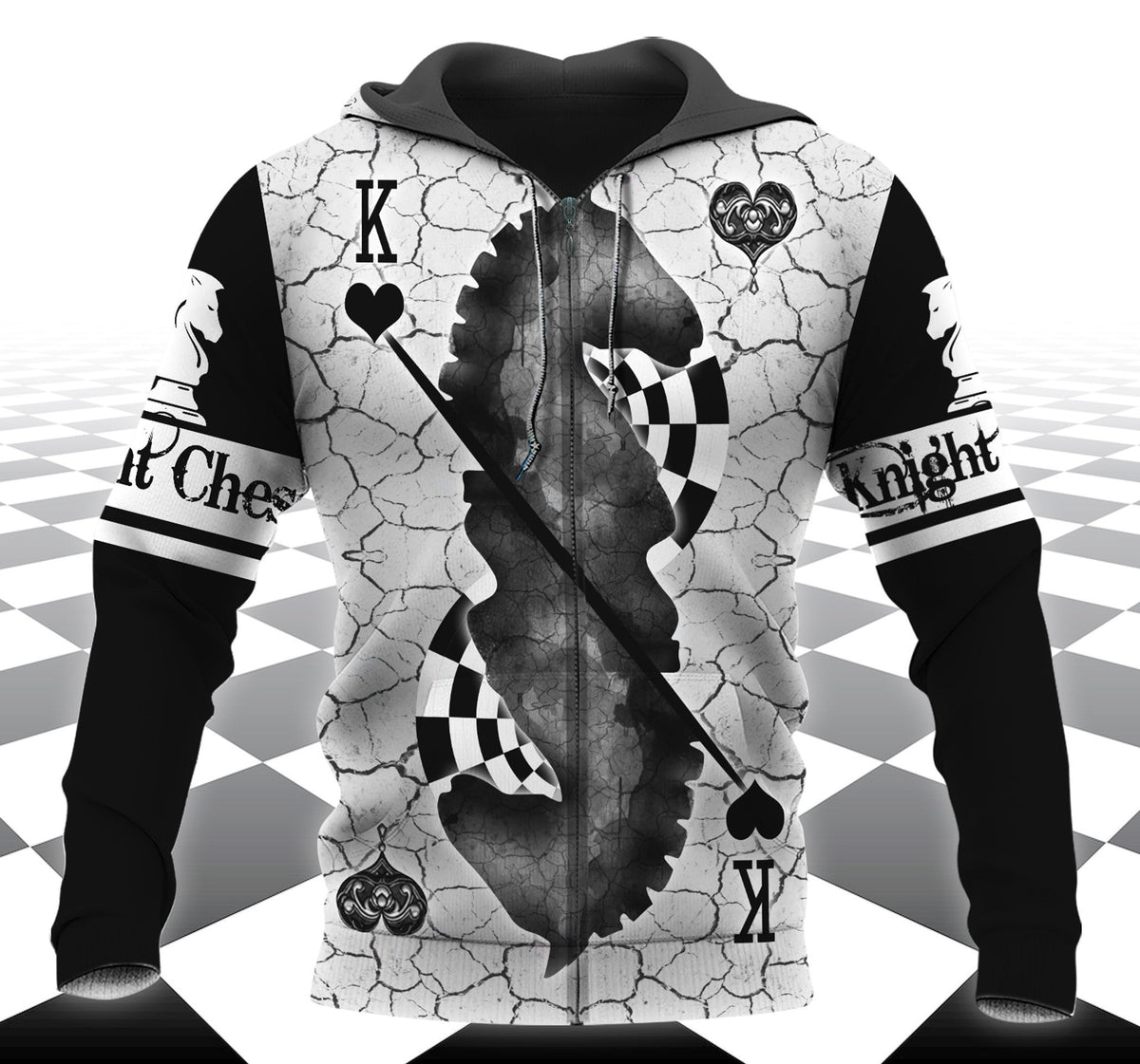 Knight Chess Poker All Over Printed Unisex Shirt