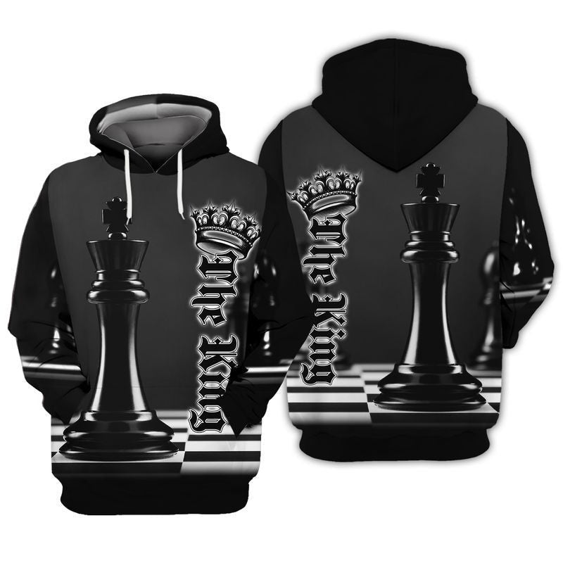 Black King Chess All Over Printed Unisex Shirt