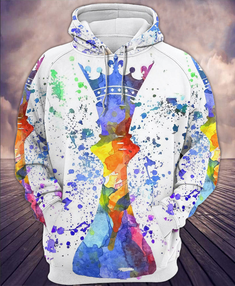 King Chess Painting All Over Printed Unisex Shirt