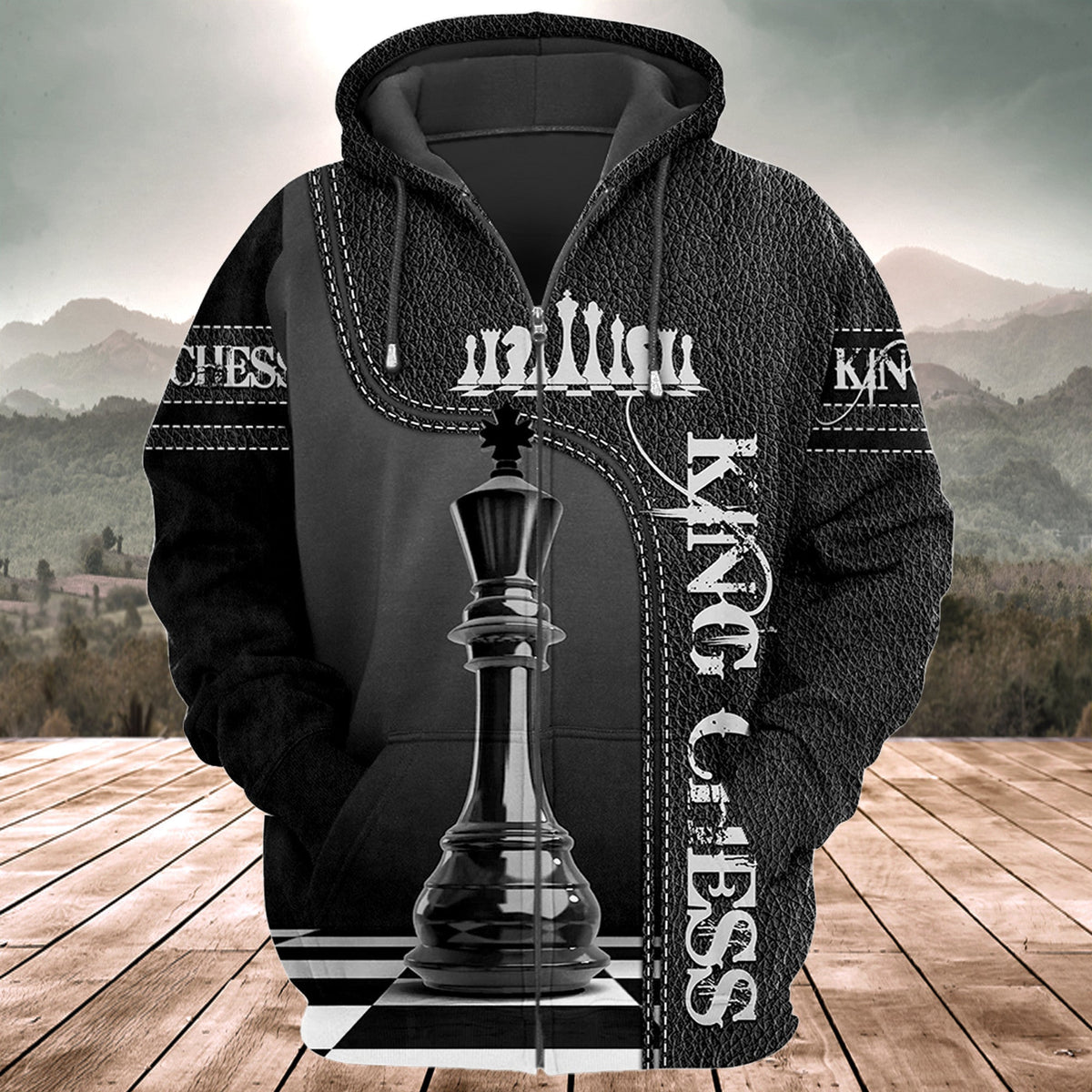 King Chess Q2 All Over Printed Unisex Shirt