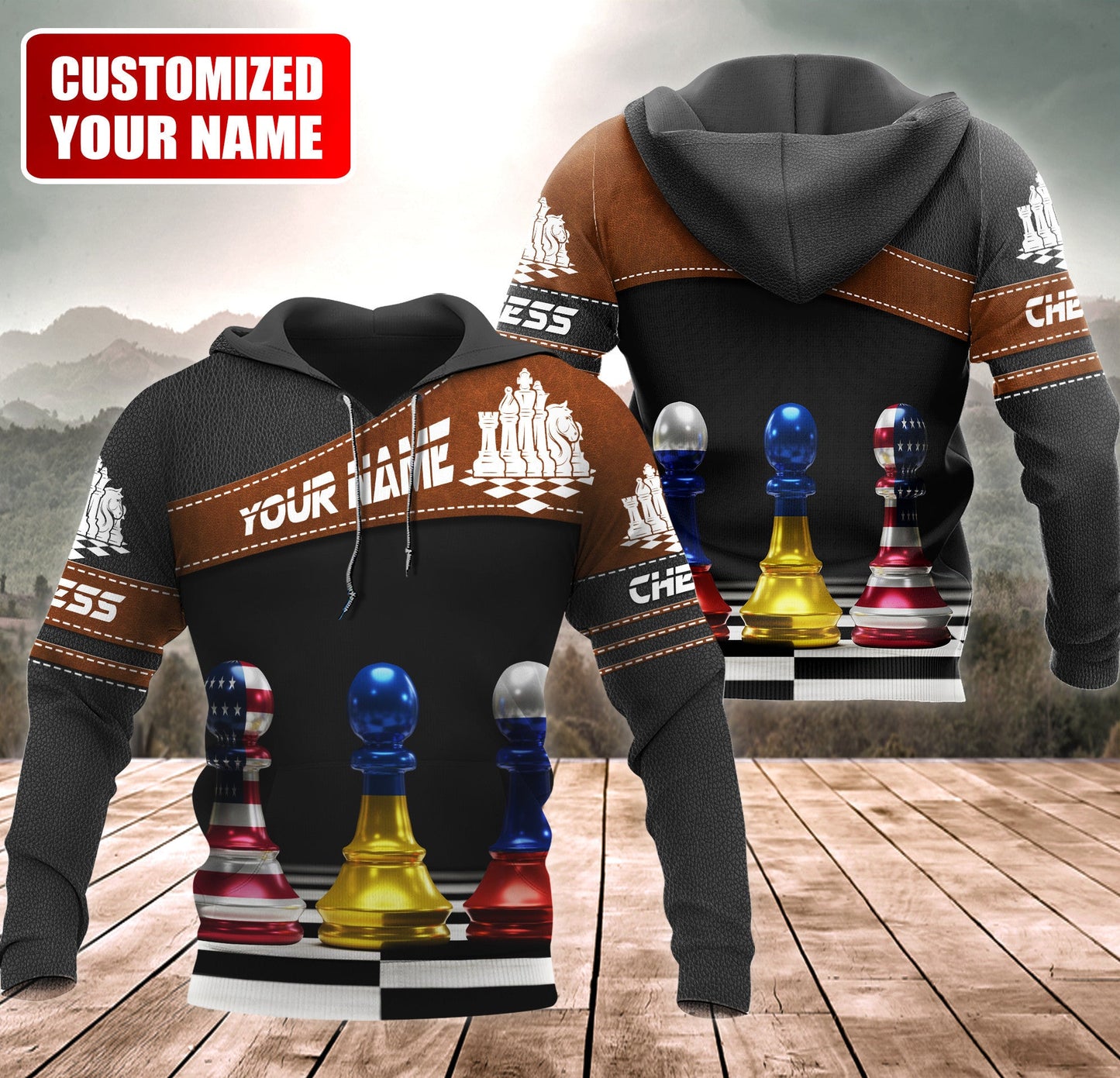 Chess Conflict All Over Printed Unisex Shirt