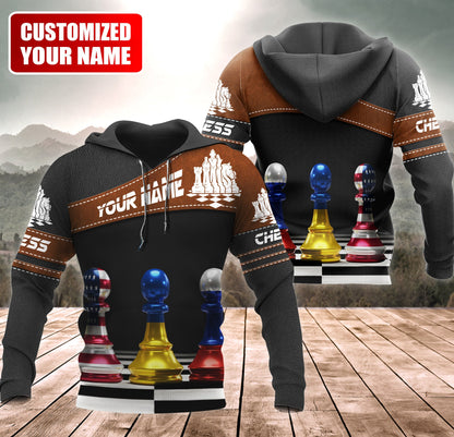Chess Conflict All Over Printed Unisex Shirt