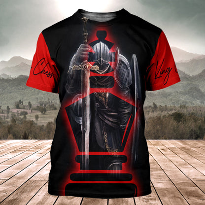King Chess Knight All Over Printed Unisex Shirt