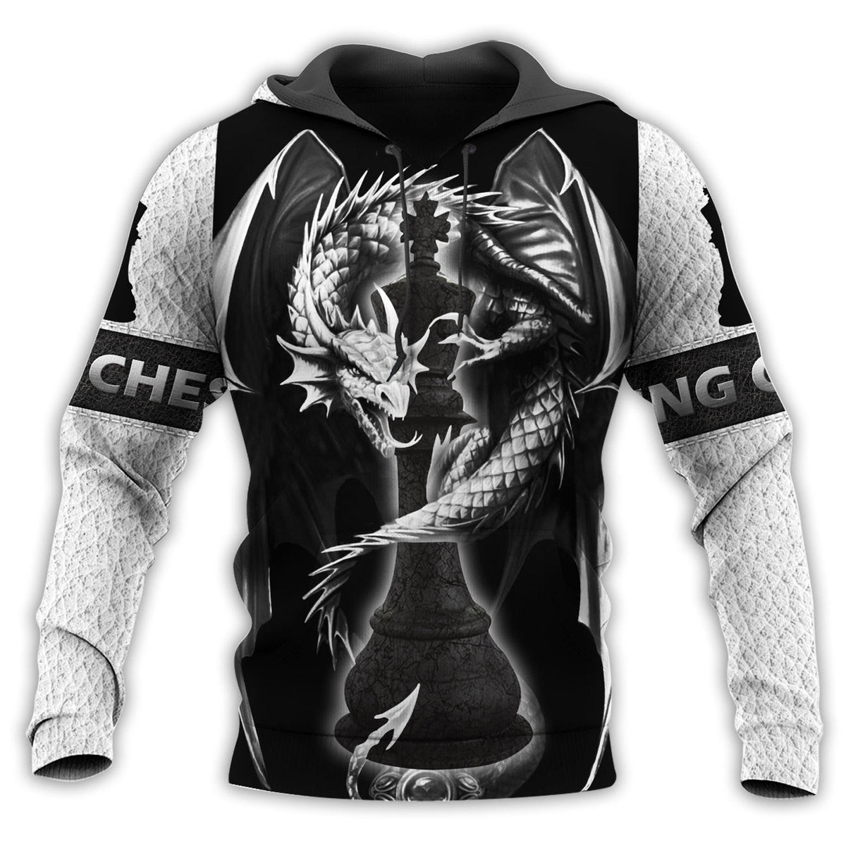 King Chess Dragon All Over Printed Unisex Shirt