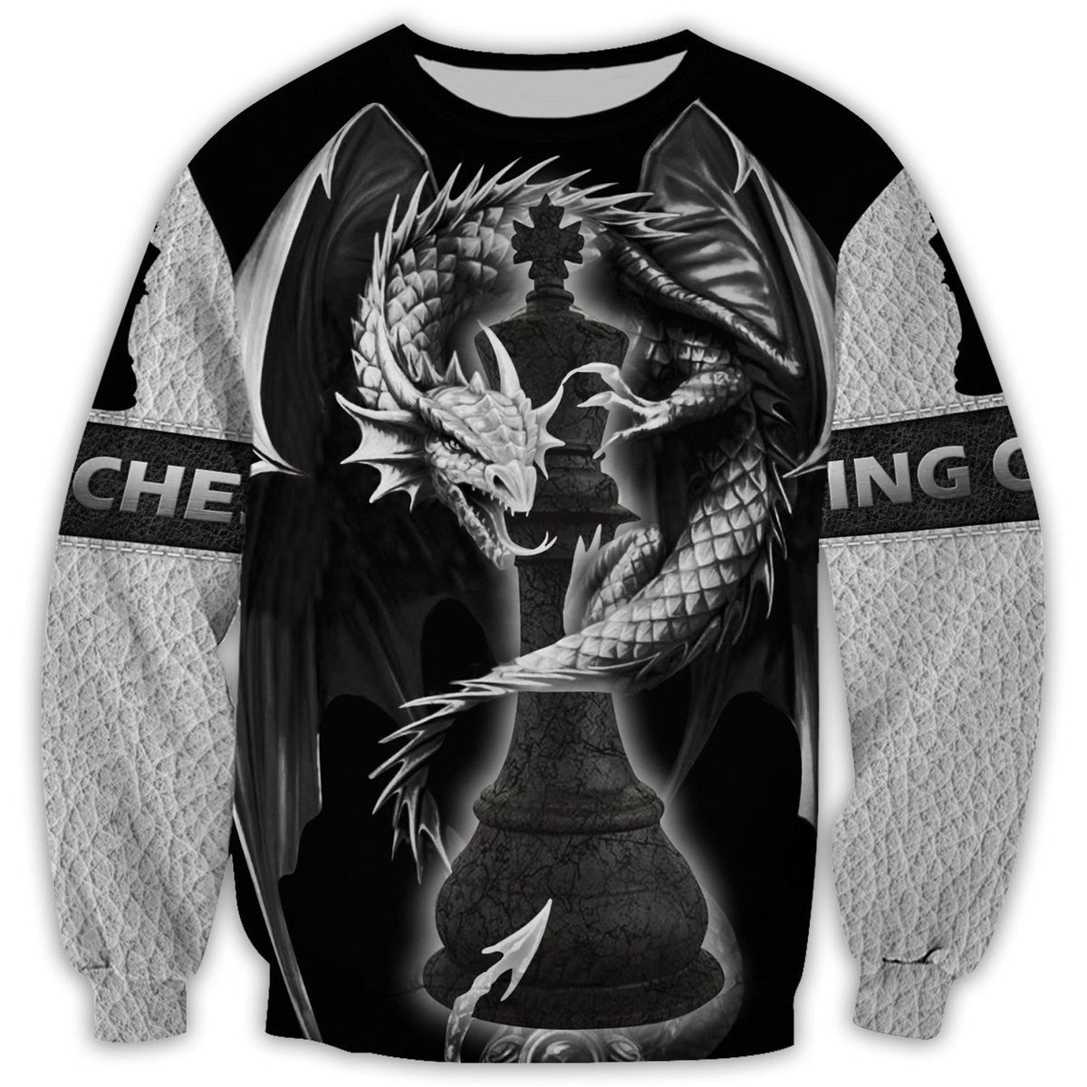 King Chess Dragon All Over Printed Unisex Shirt