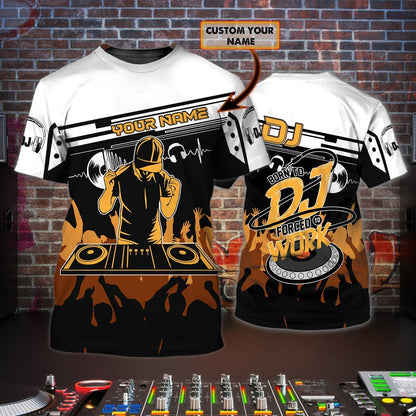Personalized Name DJ1 Disc Jockey All Over Printed Unisex TShirt - YL97