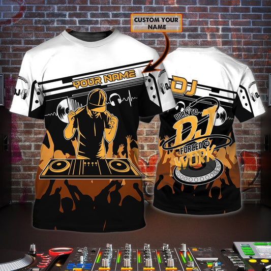 Personalized Name DJ1 Disc Jockey All Over Printed Unisex TShirt - YL97