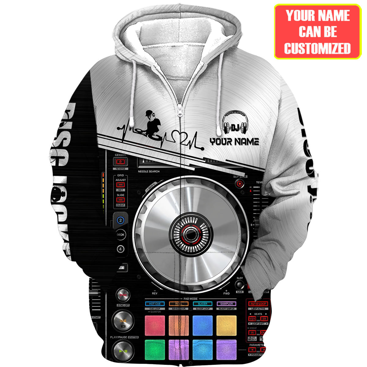 Personalized Name DJ Disc Jockey NP4 All Over Printed Unisex Shirt