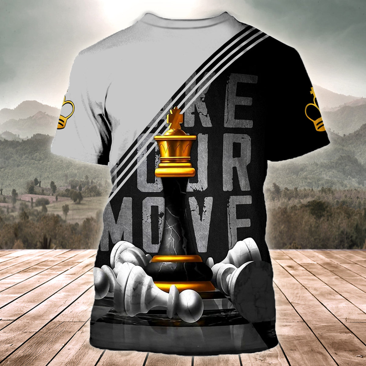 Personalized Name King Chess Q3 All Over Printed Unisex Shirt