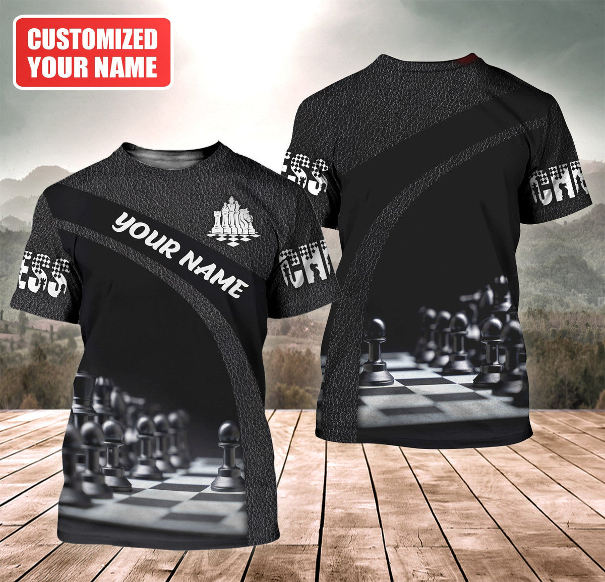 Personalized Name Chess Q2 All Over Printed Unisex Shirt