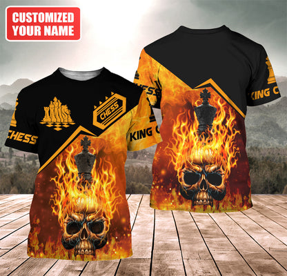 Personalized Name King Chess Q6 All Over Printed Unisex Shirt