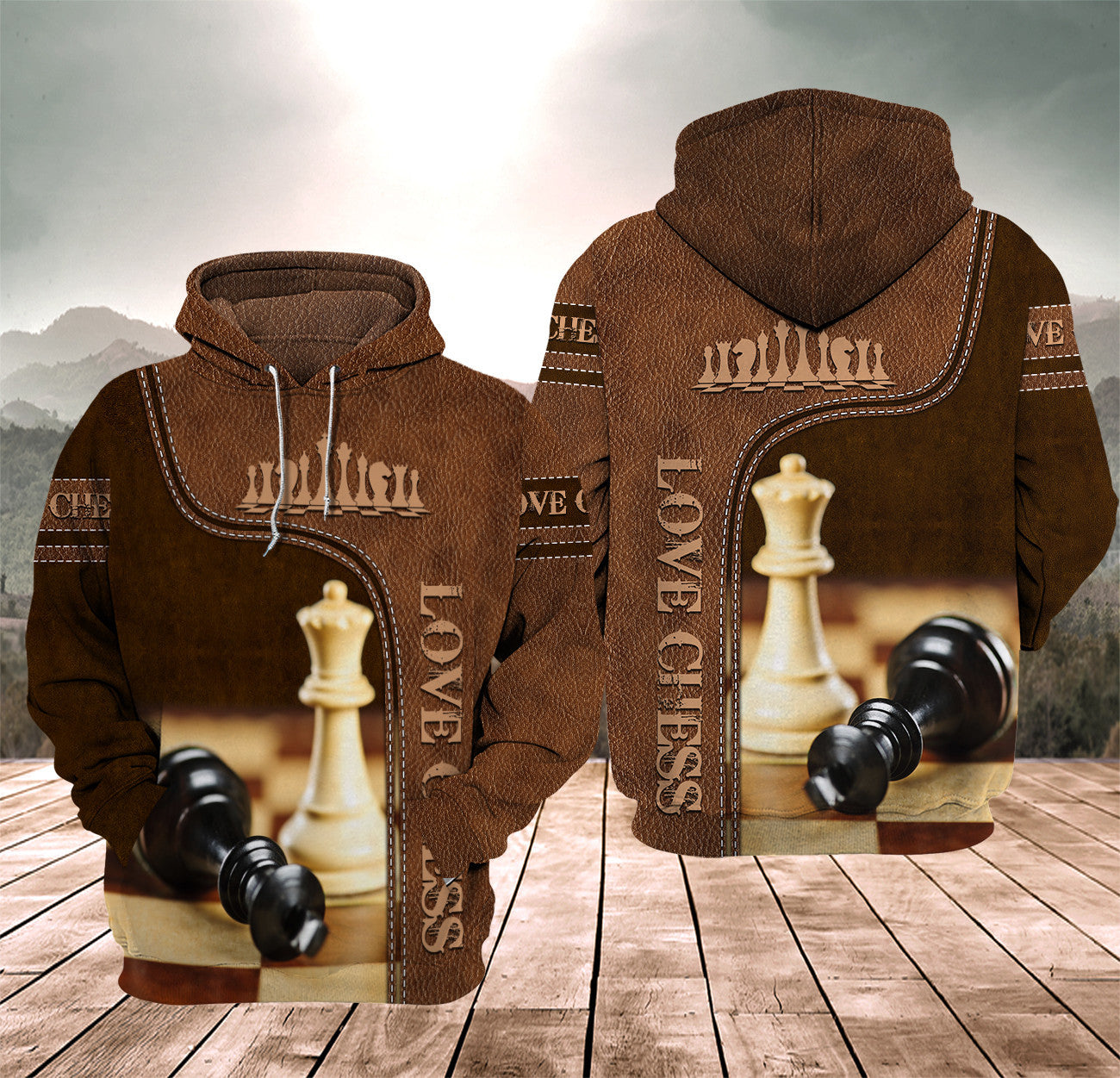 Personalized Name Love Chess Q2 All Over Printed Unisex Shirt