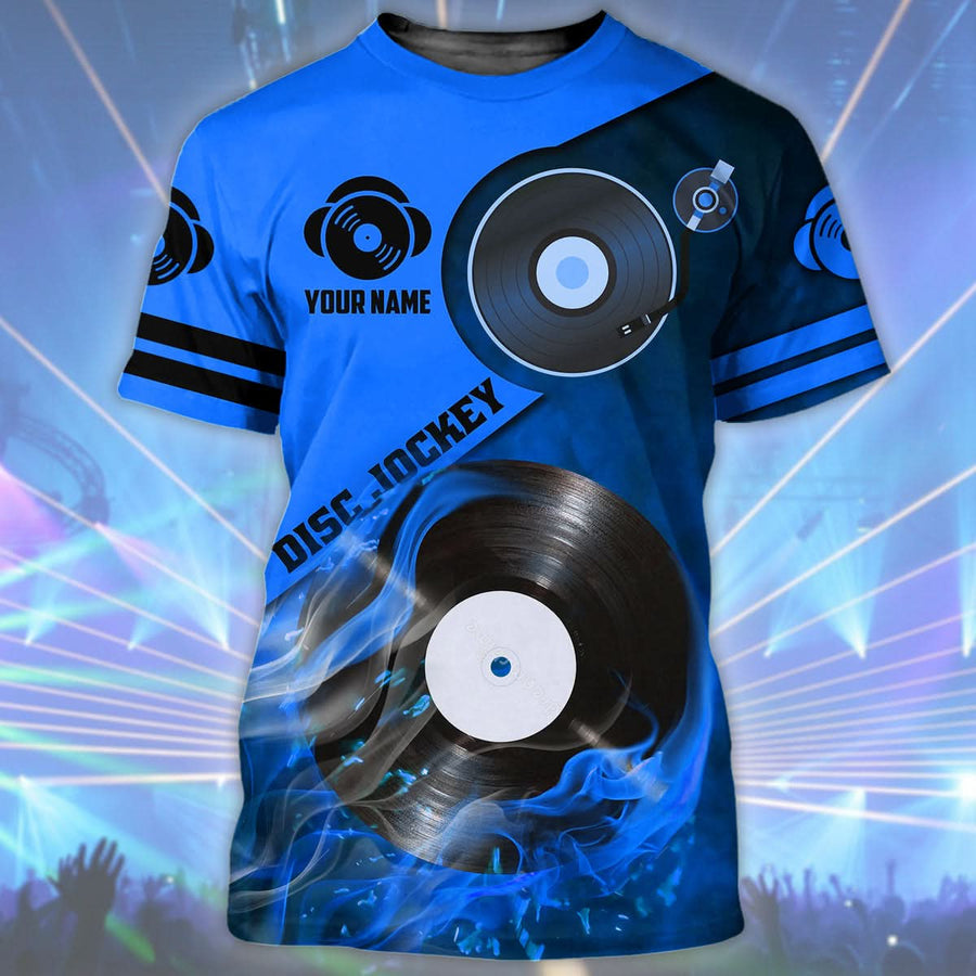 Personalized Name DJ Disc Jockey 63 All Over Printed Unisex Shirt