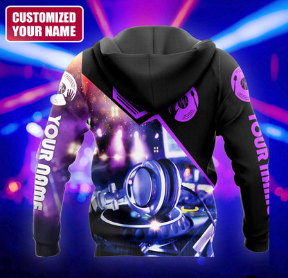 Personalized Name DJ Disc Jockey All Over Printed Unisex Shirt