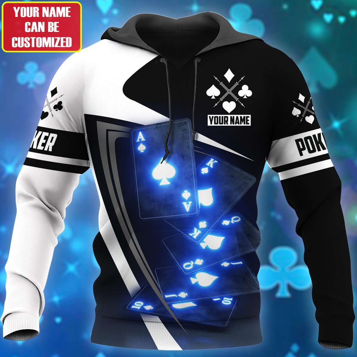 Personalized Name Poker Q5 All Over Printed Unisex Shirt