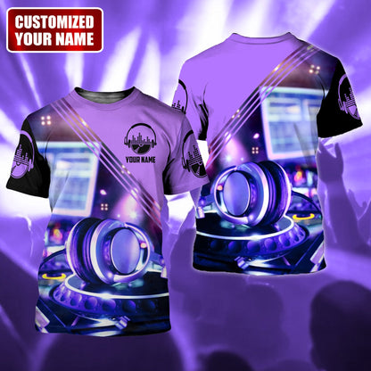 Personalized Name DJ Disc Jockey Q3 All Over Printed Unisex Shirt