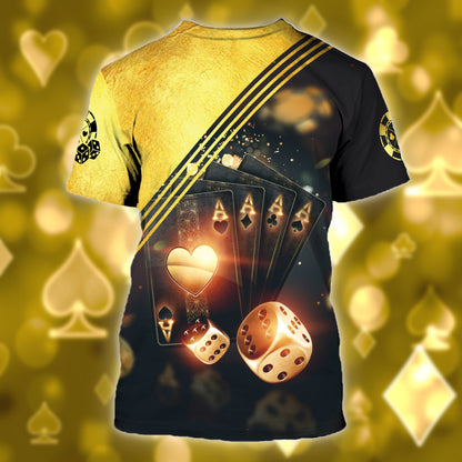 Personalized Name Poker Q6 All Over Printed Unisex Shirt