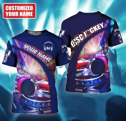 Personalized Name DJ Disc Jockey Q9 All Over Printed Unisex Shirt