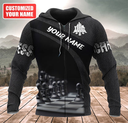 Personalized Name Chess Q4 All Over Printed Unisex Shirt